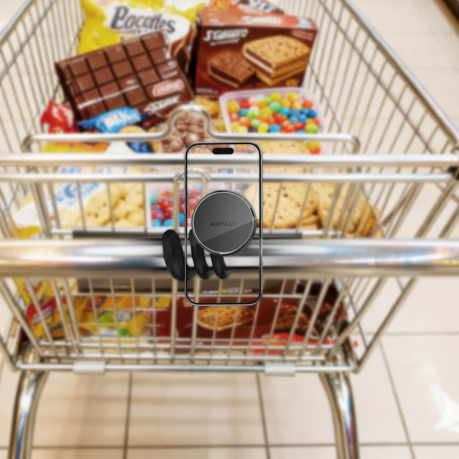 Acefast Flexible Gooseneck Magnetic Phone Holder E36