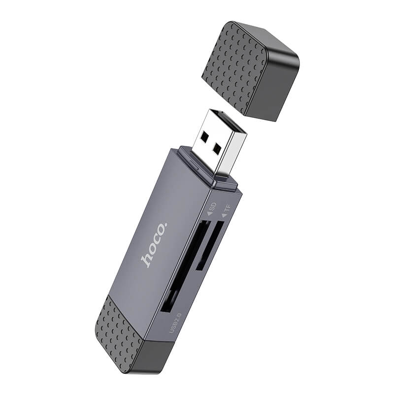 hoco USB-C & USB-A High Speed Card Reader for SD & TF Card HB45