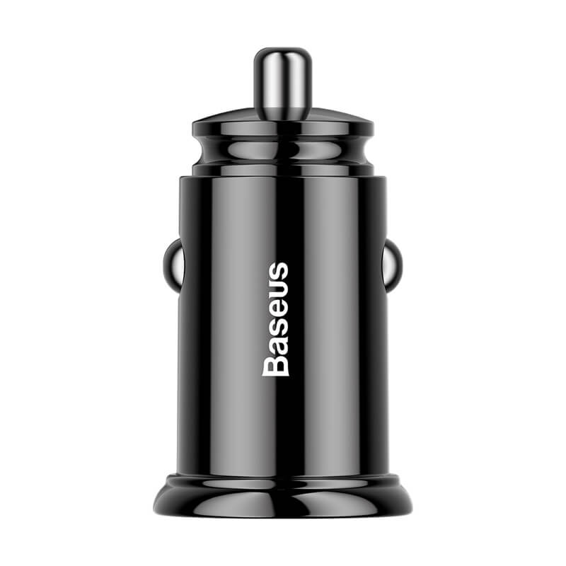 Baseus Mini Dual USB Fast Car Charger 30W