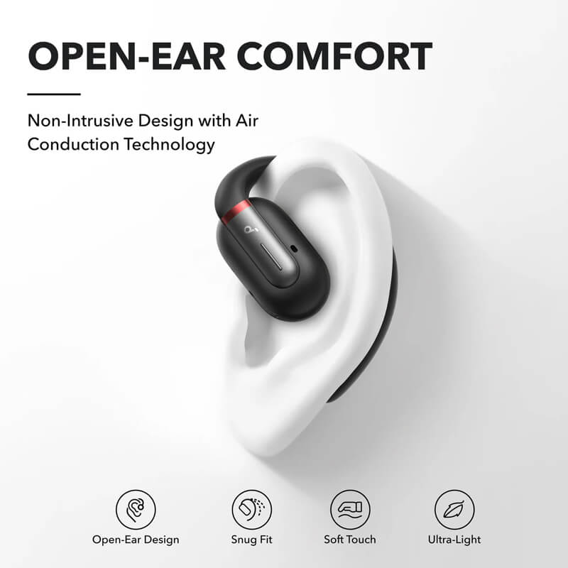 Soundcore Open-Ear Earphones Bluetooth Earbuds 12H V30i