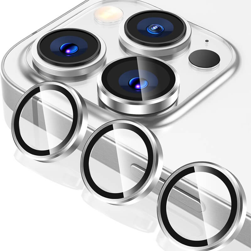 9H Multicolor Tempered Glass Compatible with iPhone 15 Individual Camera Lens Cover Protector