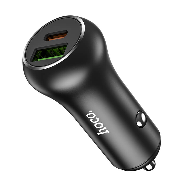 hoco Resolute Fast Car Charger QC3.0 Charger U+C PD 20W Z38