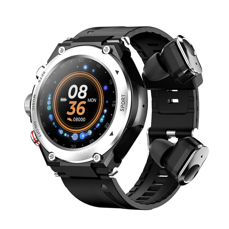 Mobie Large Screen Smartwatch with Wireless Bluetooth Earbuds T92