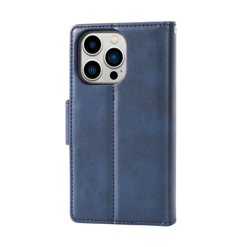 iPhone 14 Pro Hanman Miro Leather 2-in-1 Wallet Case with Magnetic Back