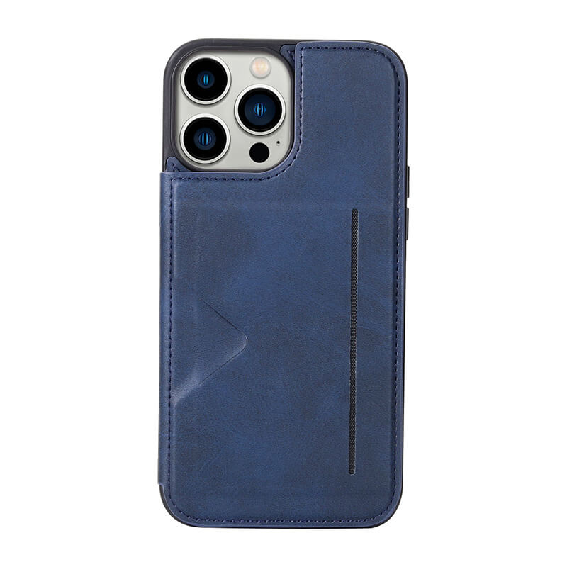 iPhone 16 Pro Mika Series PU Leather Wallet Stand Case with Magnetic Close