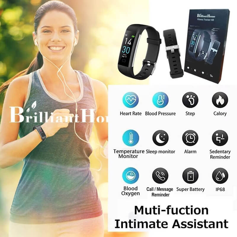 Mobie Fitness Tracker with Heart Rate Smart Watch S5