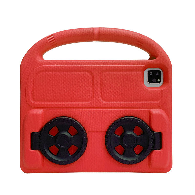 iPad 8th 10.2 2020 Foldable Wheel Stand Case with Handle