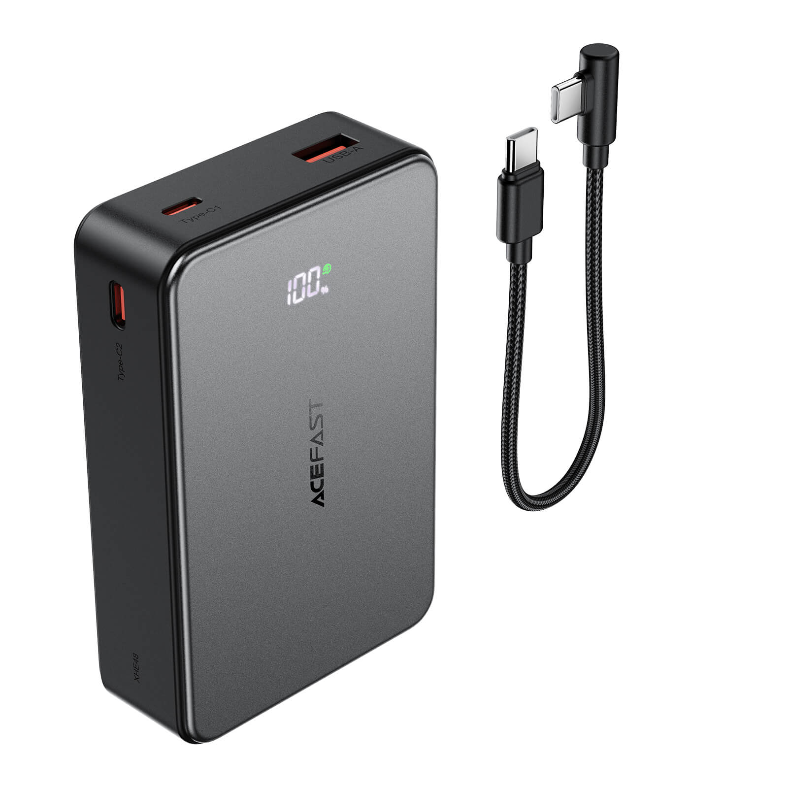 Acefast PD22.5W 20000mAh Power Bank with Built-in Cable Air Travel Approved M29