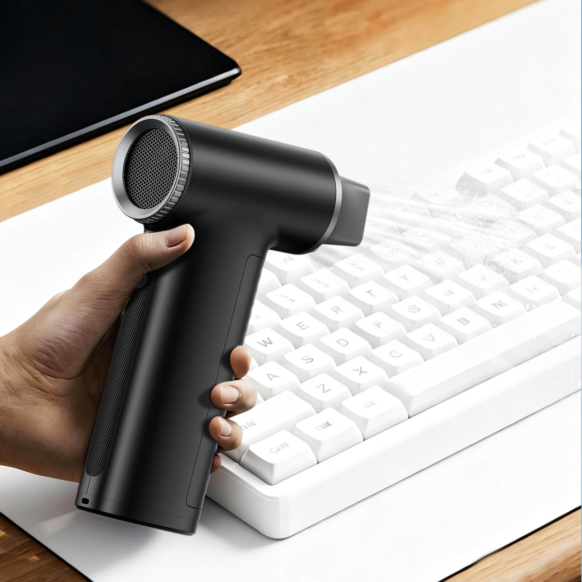 Acefast 77000RPM Turbo Motor 4000mAh Handheld Fan with LED Display and 3 Nozzles YF4