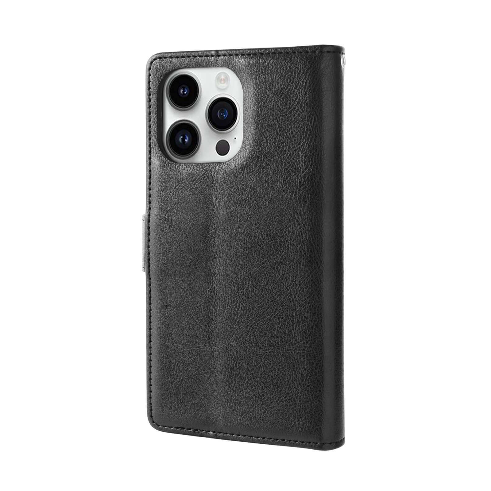 Samsung Galaxy S24 2024 Hanman Mila Series Leather Dual Wallet Filp Case