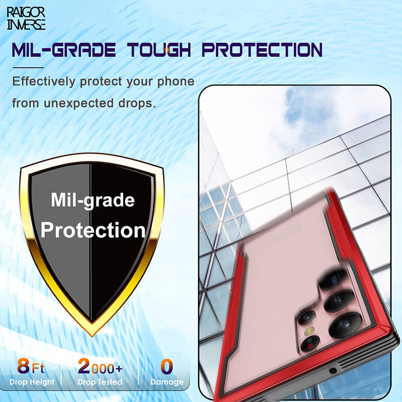 Samsung S23 Raigor Brave Series Mil-grade Protection Defender Phone Case