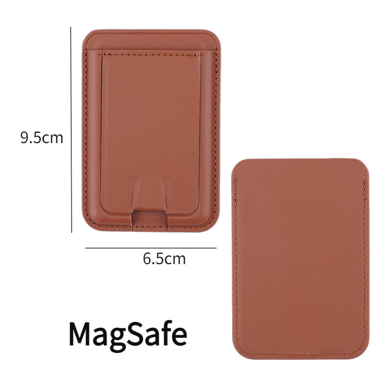 Mobie Back Stick Leather Magsafe Card Bag Phone Holder