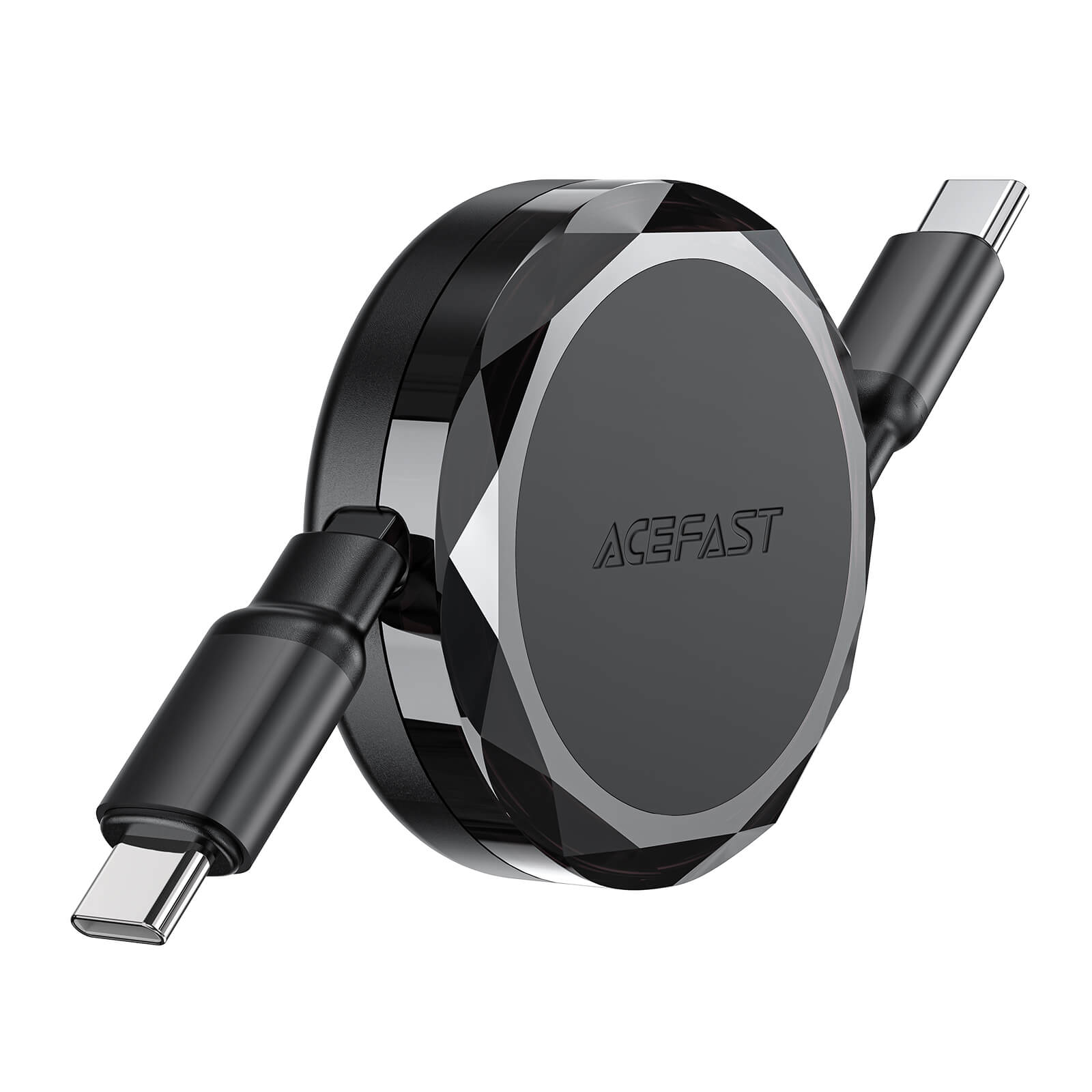 Acefast Type-C to Type-C Retractable Fast Charging Cable 60W 0.8m