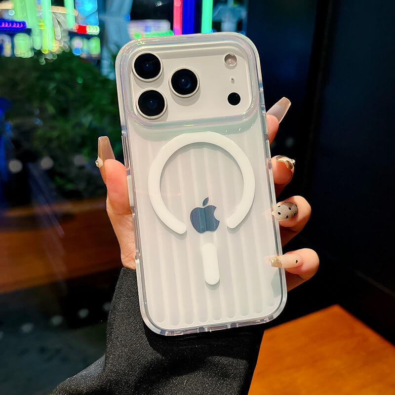 iPhone 17 Pro Corrugated Glitter Series Phone Case