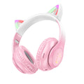 hoco. Ergonomic Cat Ear Bluetooth Headset with LED Light W42