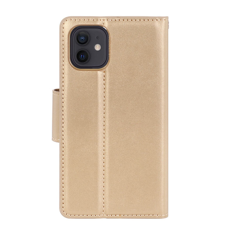 Suitable for iPhone Hanman Mill Series Leather Wallet Flip Case