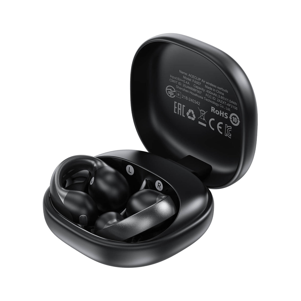 Acefast 6H Playtime IPX4 Bluetooth 6.0 Open Ear Earbuds with App Control FA007