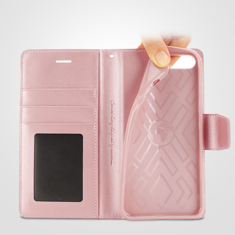 iPhone 5/5SE Luxury Hanman Leather Wallet Flip Case Cover