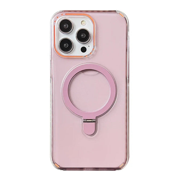 New Arrival iPhone 15Plus Mobie Vibrant Series Matte Built-in Kickstand Magsafe Case