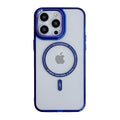 iPhone 13Pro Max AllureEyes Colorful Frame Transparent Phone Case with Magsafe