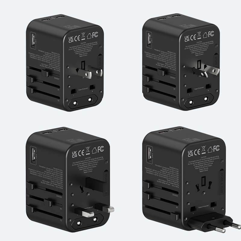 Mobie All in One Ultra Fast 65W GaN Charger Universal Travel Adapter MacBook Not for Use in NZ