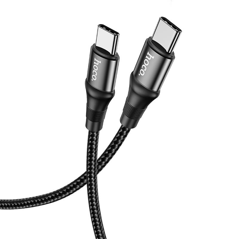 hoco. 100W Braided Fast Charging Cable Type-C to Type-C 1m X50