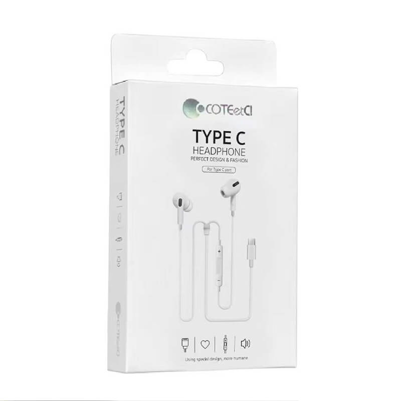 Coteci Type-C Dual Sound Holes In-ear Wired Earphones CS8803