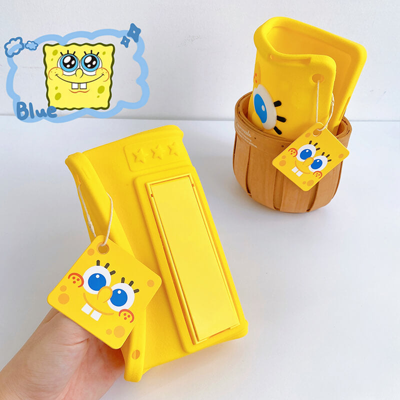 iPad 5th 9.7 2017  Q Uncle Spongebob Silicone iPad Case