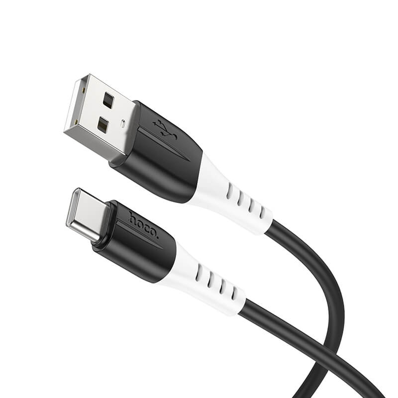 hoco. Silicone 3A Charging Data Cable USB to Type-C X82