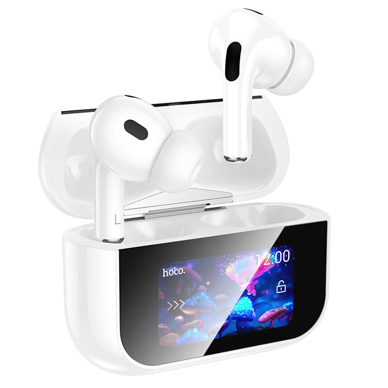 hoco ANC Noise Cancelling Bluetooth 5.4 Touch Screen Lightweight Earbuds EW79