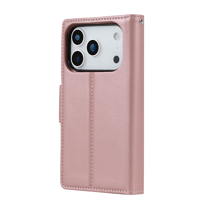 iPhone 17 Pro Max Hanman Miro Leather 2-in-1 Wallet Case with Magnetic Back