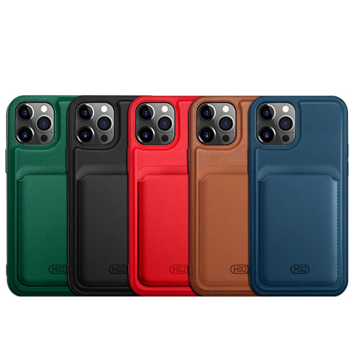 iPhone 7/8/SE HDD 2-in-1 Leather Magnetic Card Holder Phone Case