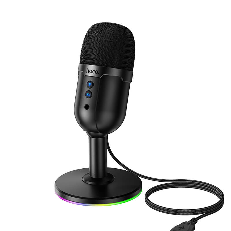 Hoco Desktop Omni Directional Microphone with RGB Light L25