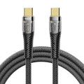 Rock Transparency 100W/6A Fast Charge Data Cable Type-C to Type-C 1.2m Z21