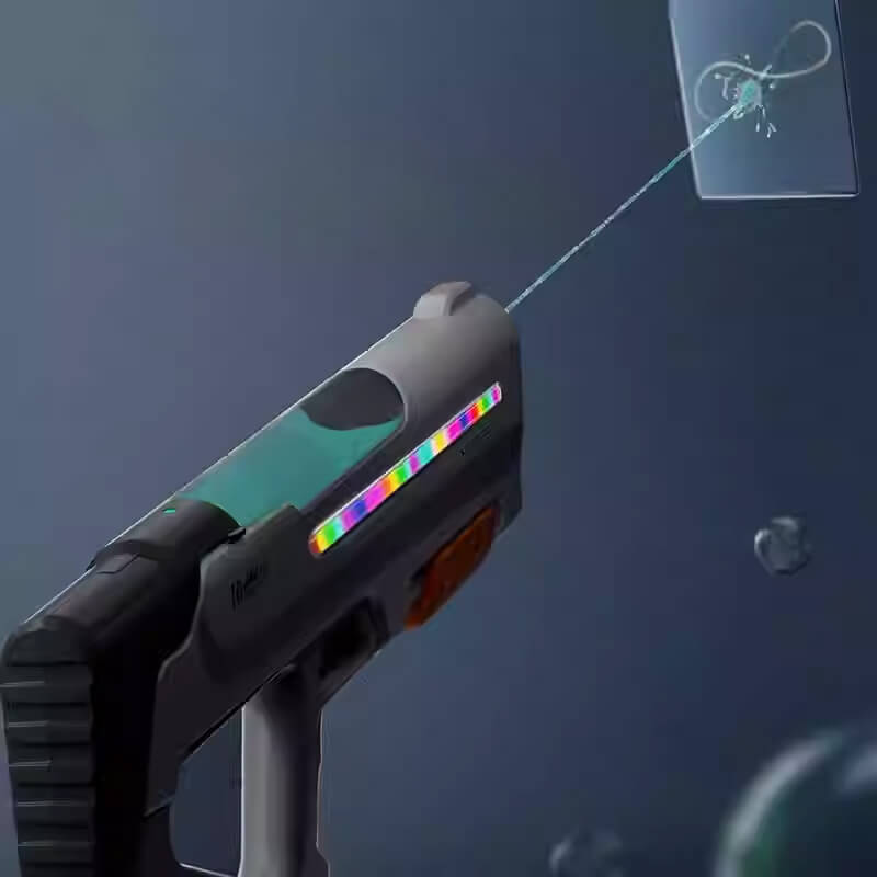 Mobie Auto Suction Electric Water Gun with LED Lights for Kids 8+