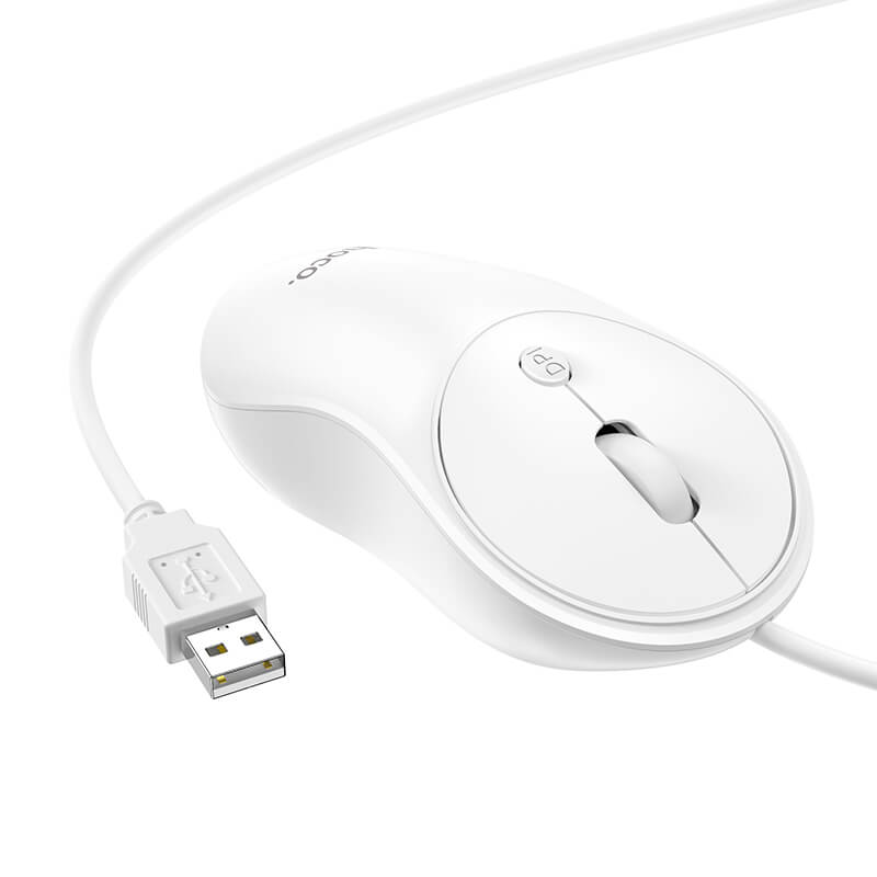 hoco. Wired Computer Mouse with Adjustable DPI and Long Lifespan GM13