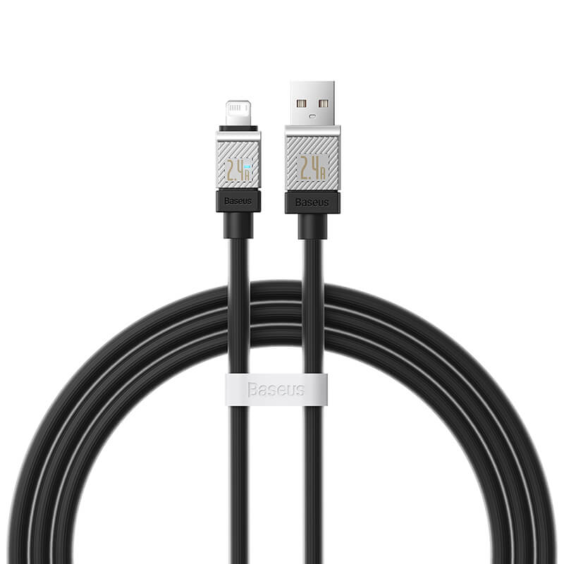 New Arrival Baseus CoolPlay Series Fast Charging Cable USB to iP 2.4A 1m