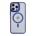 iPhone 14 AllureEyes Colorful Frame Transparent Phone Case with Magsafe