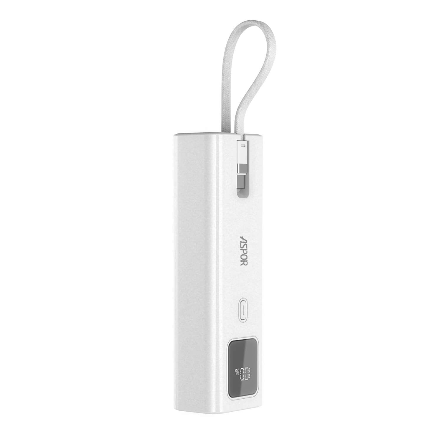 Mobie Fast Charging 100W Built-in USB-C Cable 10000mAh Power Bank A310