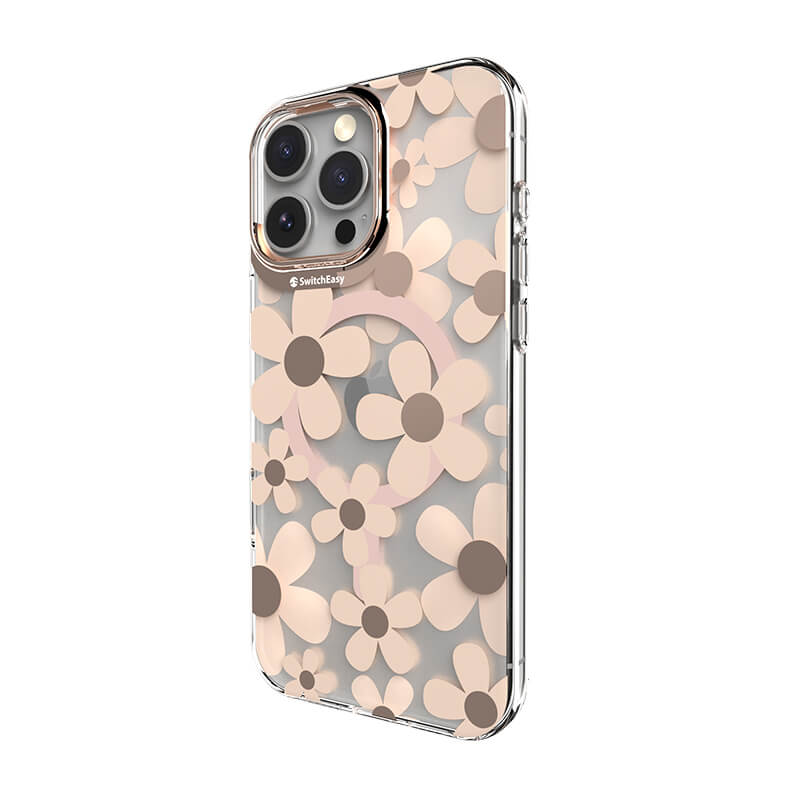 iPhone 16 Plus Fleur 3D Patterned Series Shockproof MagSafe Phone Case