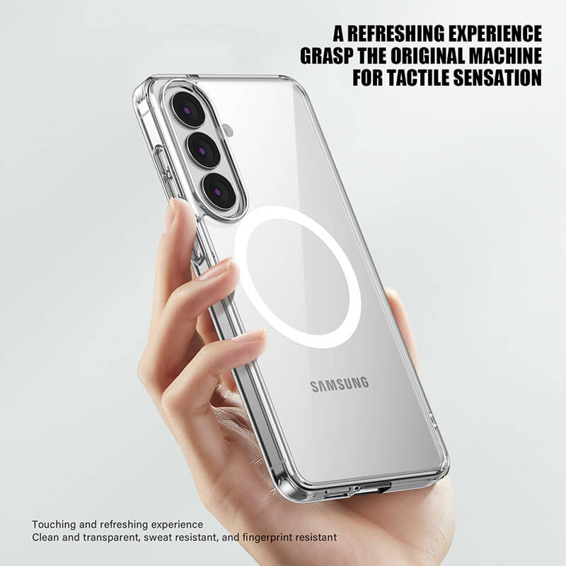 Samsung Galaxy S26 2026 Aurora Series Crystal Magsafe Phone Case Clear