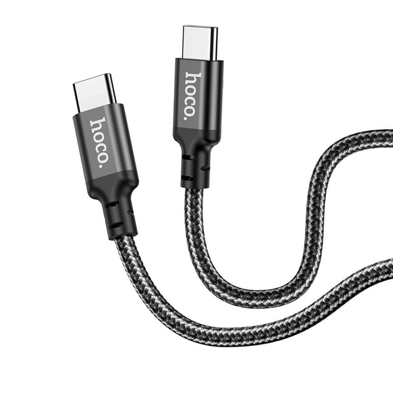 hoco. Double Speed 60W Charging Data Cable Type-C to Type-C 1m X14