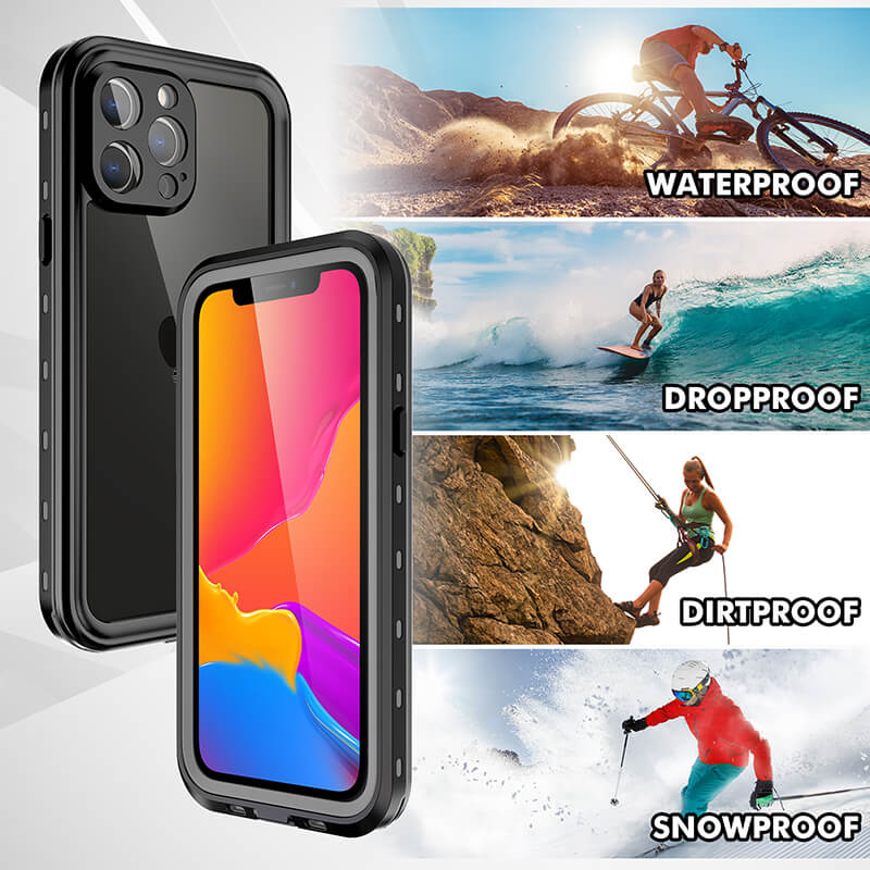 iPhone 12Pro Max Redpepper IP68 Waterproof Shell Phone Case
