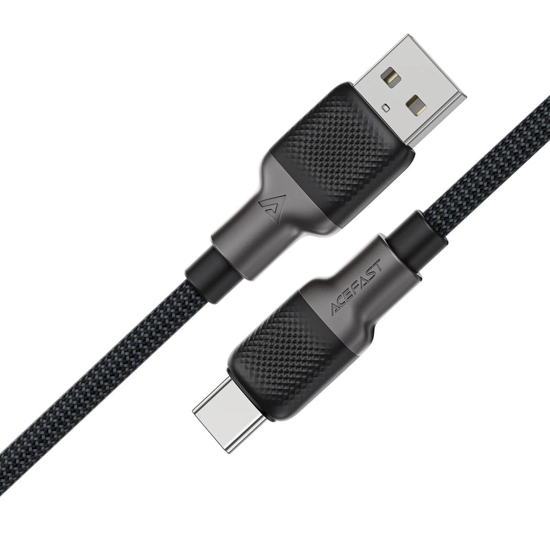 New Arrivals Acefast USB-A to Type-C Nylon Braided Charging Data Cable 1.2m