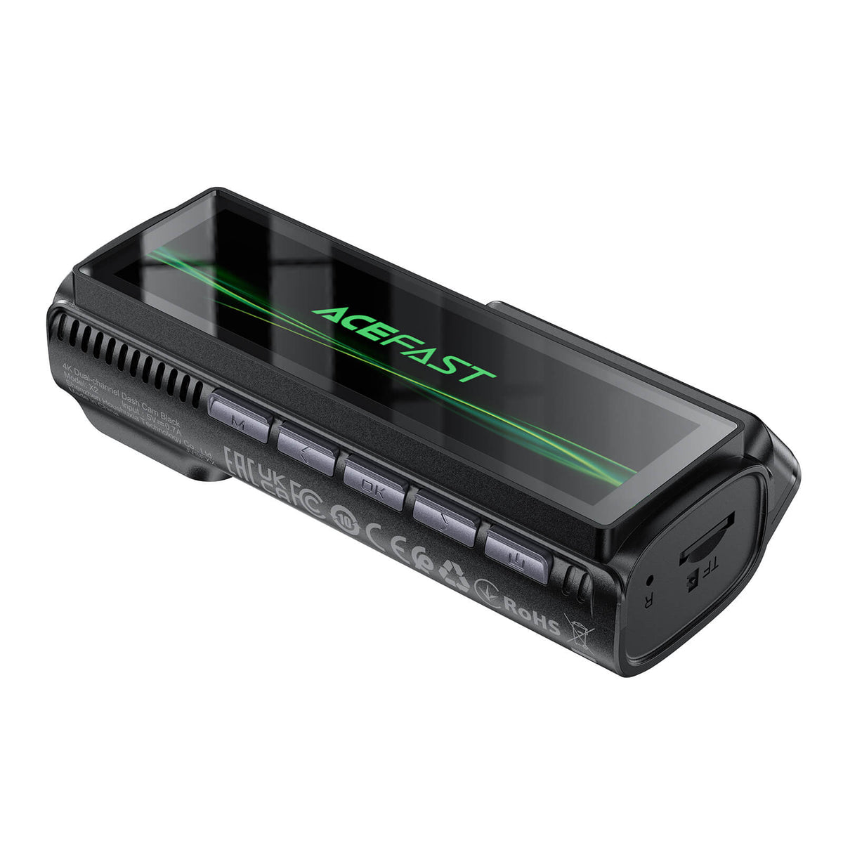 Acefast Front 4K Rear 2K WiFi GPS Parking Mode Night Vision Loop Recording Dash Camera X2
