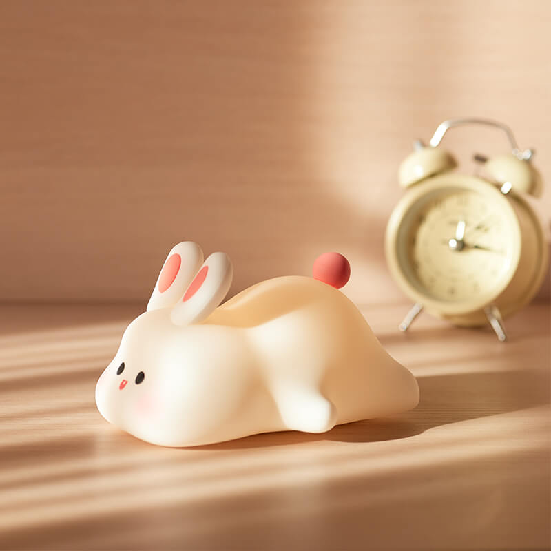 Mobie Big Face Rabbit Silicone Touch Night Light