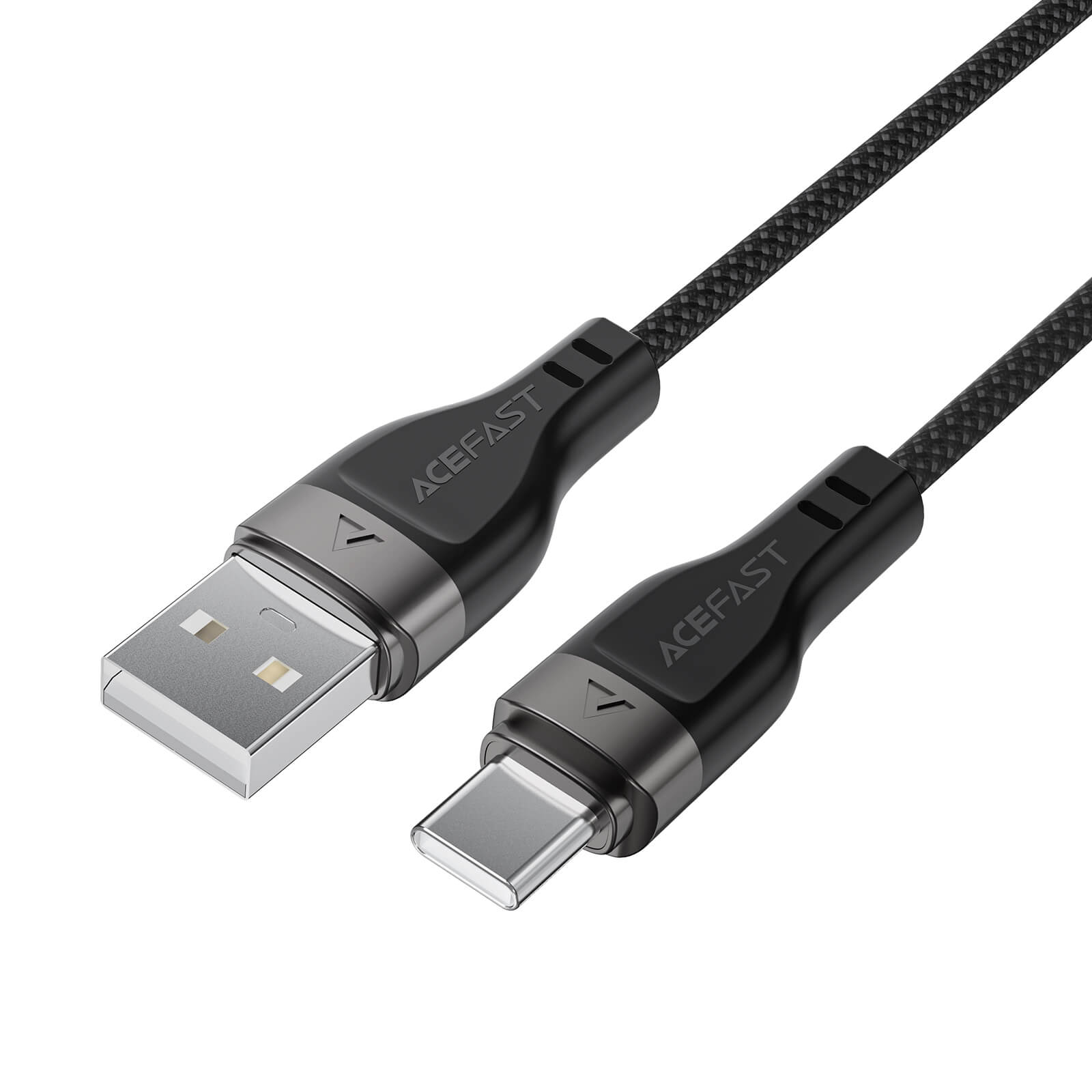 Acefast Braided Magnetic Storage Charging Cable USB-A to Type-C 3A 1.2m