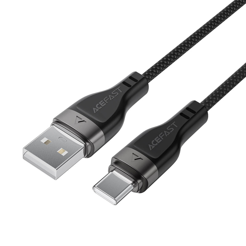 New Arrivals Acefast Braided Magnetic Storage Charging Cable USB-A to Type-C 3A 1.2m