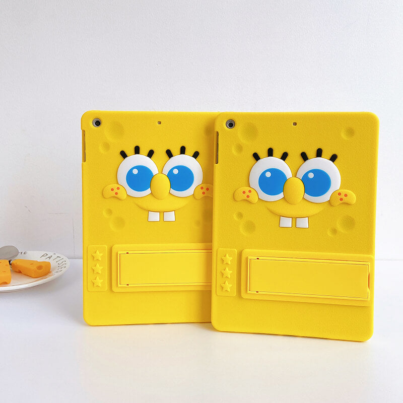 iPad Air 1th 9.7 2013  Q Uncle Spongebob Silicone iPad Case