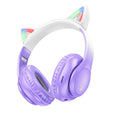 hoco. Ergonomic Cat Ear Bluetooth Headset with LED Light W42